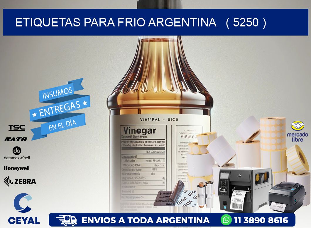 ETIQUETAS PARA FRIO ARGENTINA   ( 5250 )