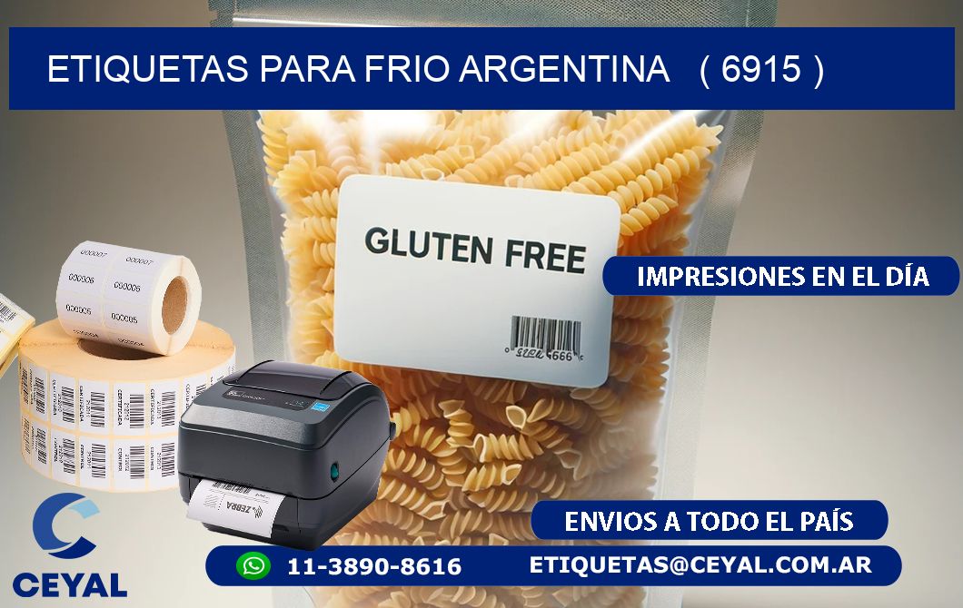 ETIQUETAS PARA FRIO ARGENTINA   ( 6915 )