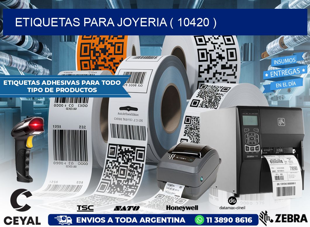 ETIQUETAS PARA JOYERIA ( 10420 )