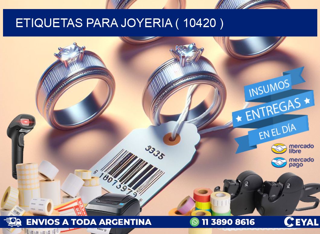 ETIQUETAS PARA JOYERIA ( 10420 )