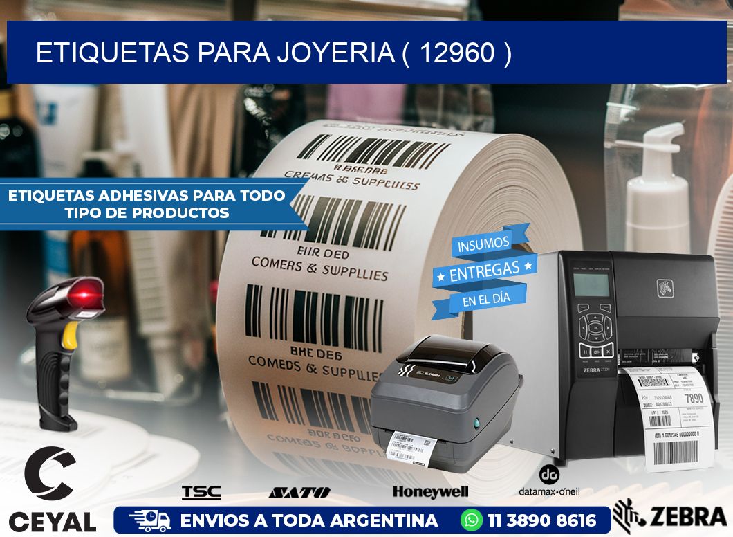 ETIQUETAS PARA JOYERIA ( 12960 )