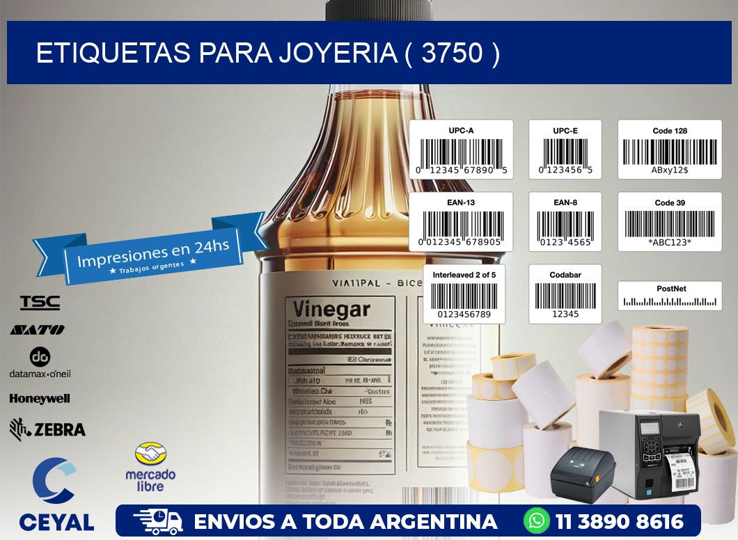ETIQUETAS PARA JOYERIA ( 3750 )