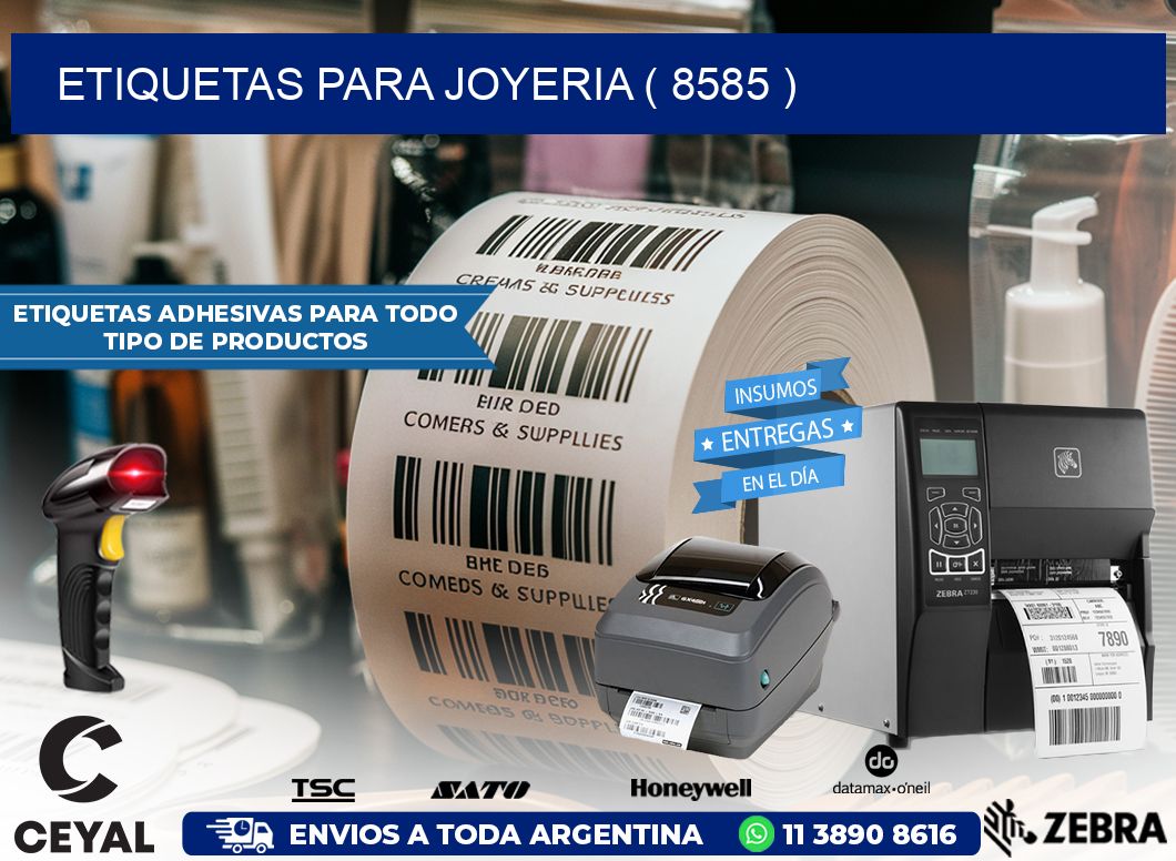 ETIQUETAS PARA JOYERIA ( 8585 )