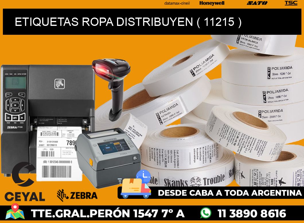 ETIQUETAS ROPA DISTRIBUYEN ( 11215 )