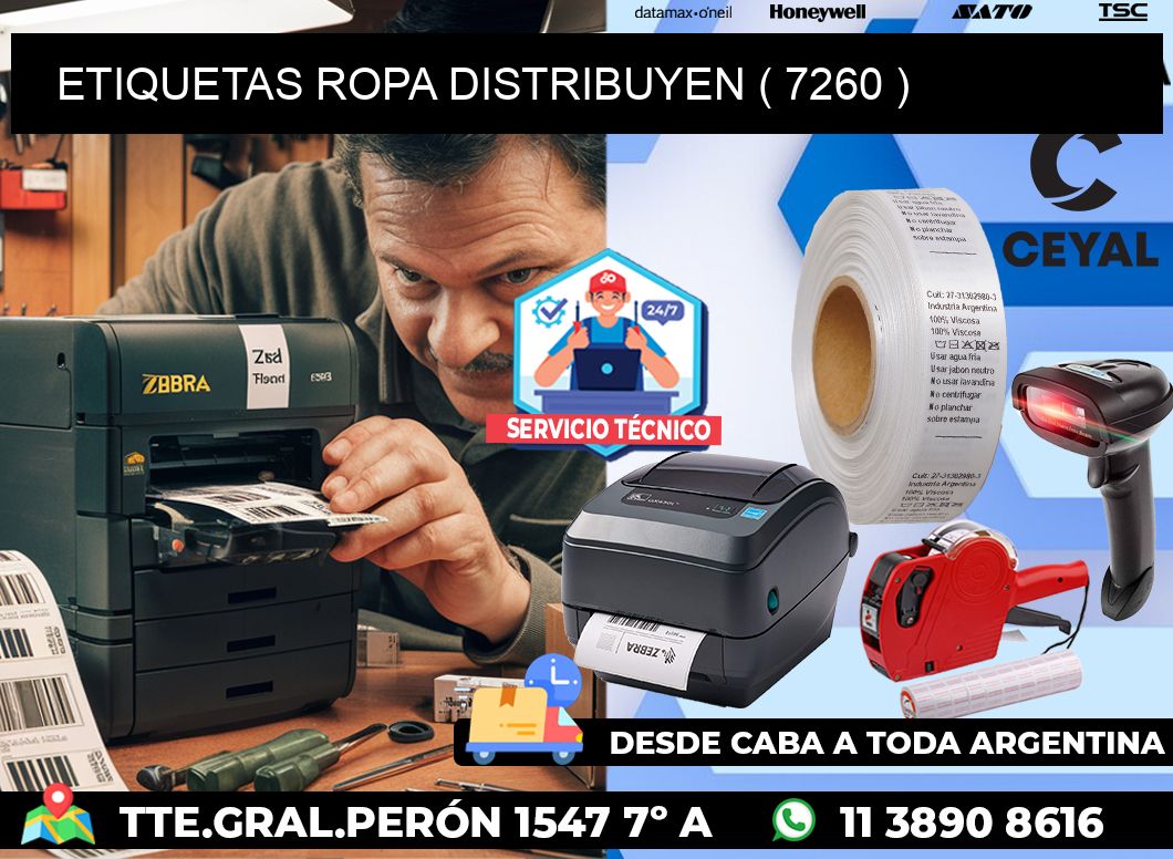 ETIQUETAS ROPA DISTRIBUYEN ( 7260 )