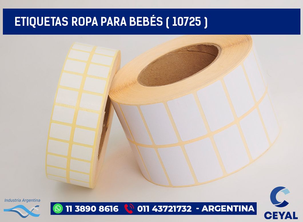 ETIQUETAS ROPA PARA BEBÉS ( 10725 )