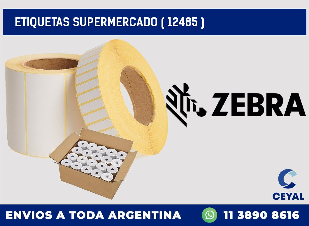 ETIQUETAS SUPERMERCADO ( 12485 )