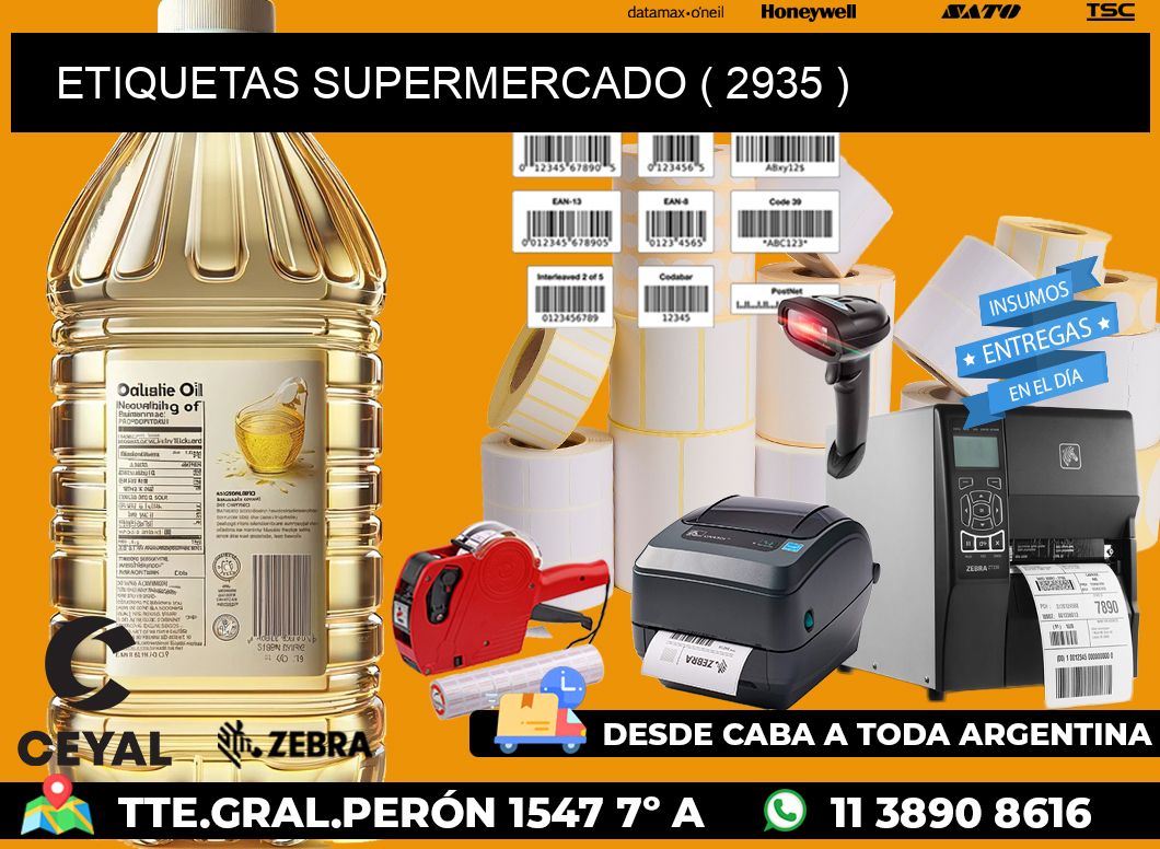 ETIQUETAS SUPERMERCADO ( 2935 )