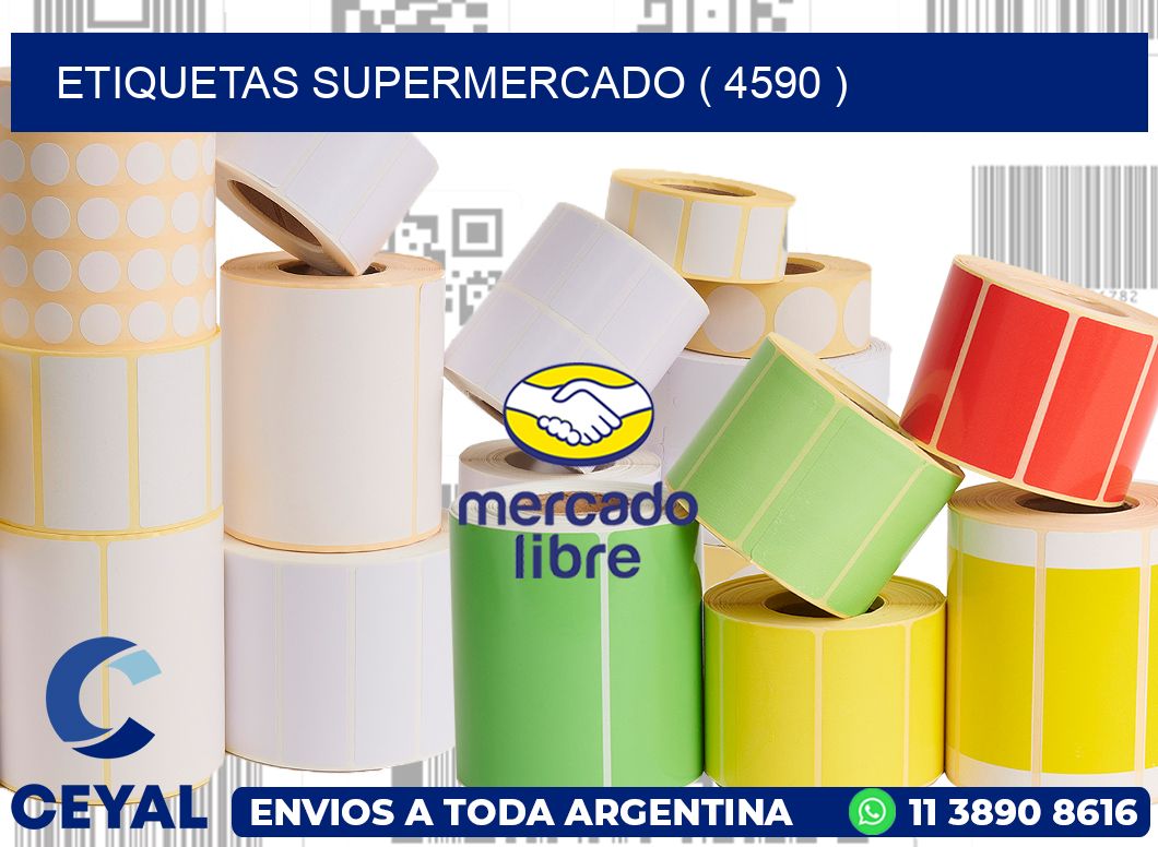 ETIQUETAS SUPERMERCADO ( 4590 )