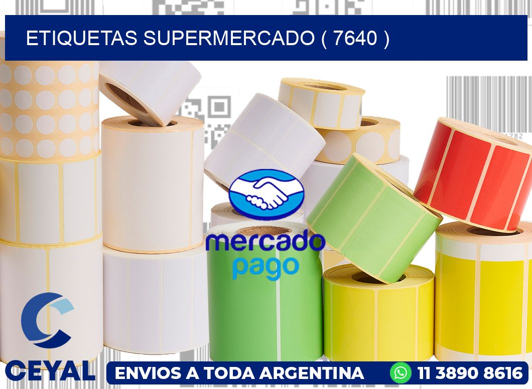 ETIQUETAS SUPERMERCADO ( 7640 )