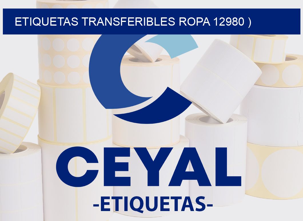 ETIQUETAS TRANSFERIBLES ROPA 12980 )