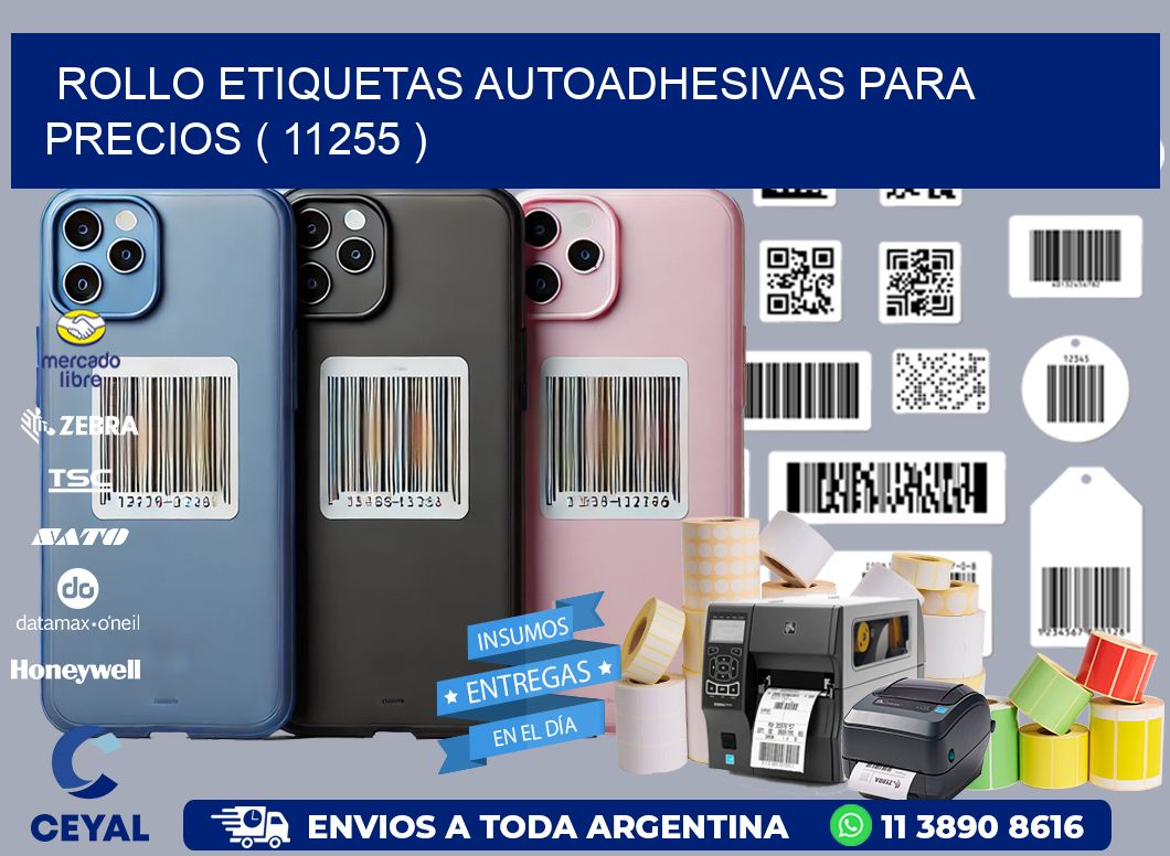 ROLLO ETIQUETAS AUTOADHESIVAS PARA PRECIOS ( 11255 )