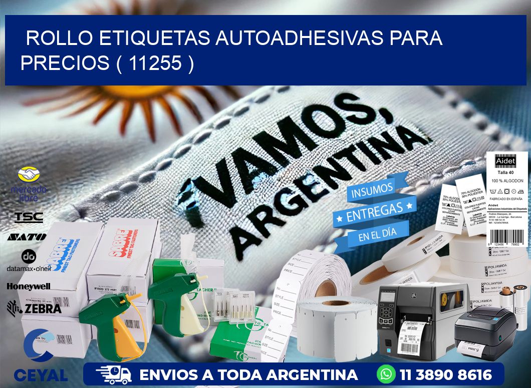 ROLLO ETIQUETAS AUTOADHESIVAS PARA PRECIOS ( 11255 )