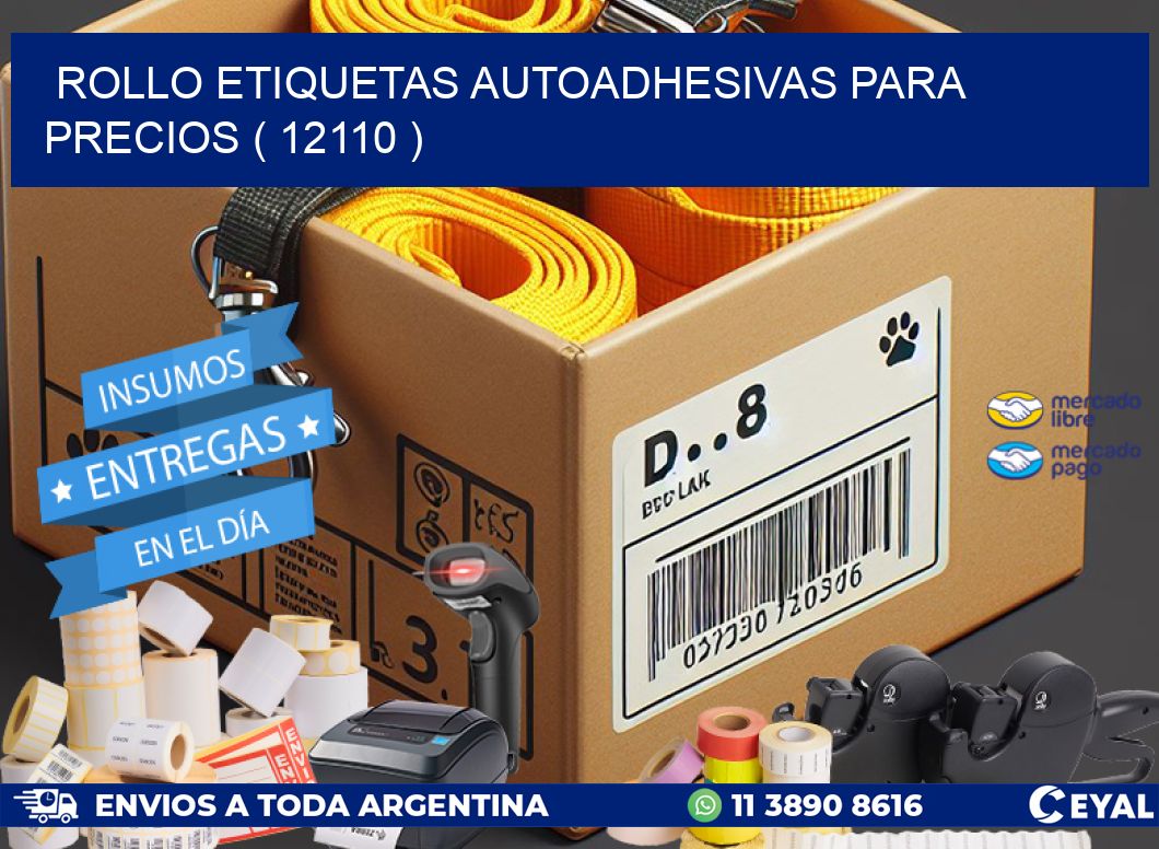 ROLLO ETIQUETAS AUTOADHESIVAS PARA PRECIOS ( 12110 )