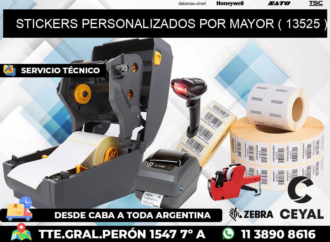 STICKERS PERSONALIZADOS POR MAYOR ( 13525 )