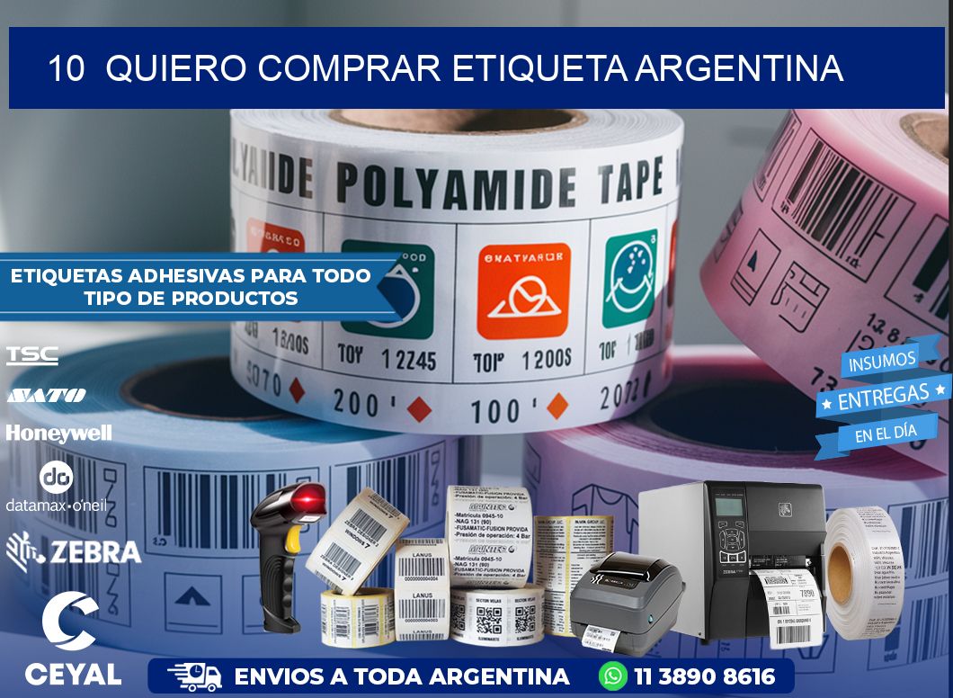 10  QUIERO COMPRAR ETIQUETA ARGENTINA