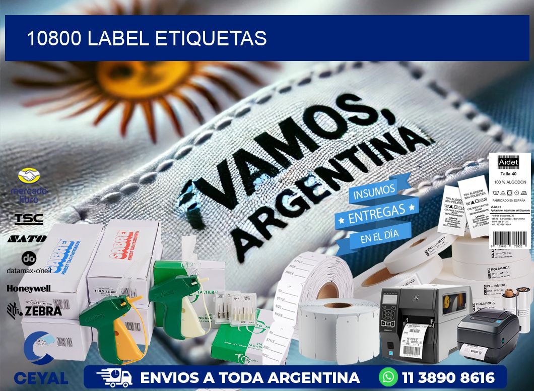 10800 LABEL ETIQUETAS