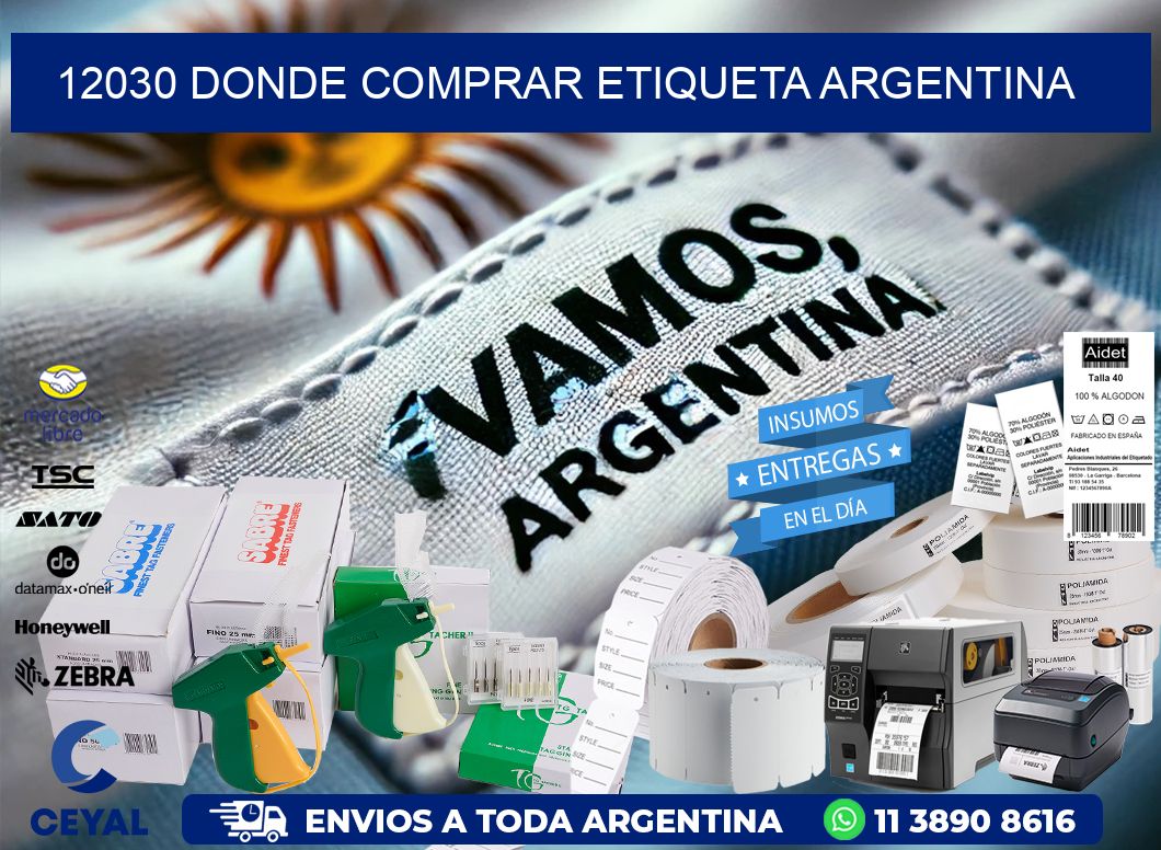 12030 DONDE COMPRAR ETIQUETA ARGENTINA