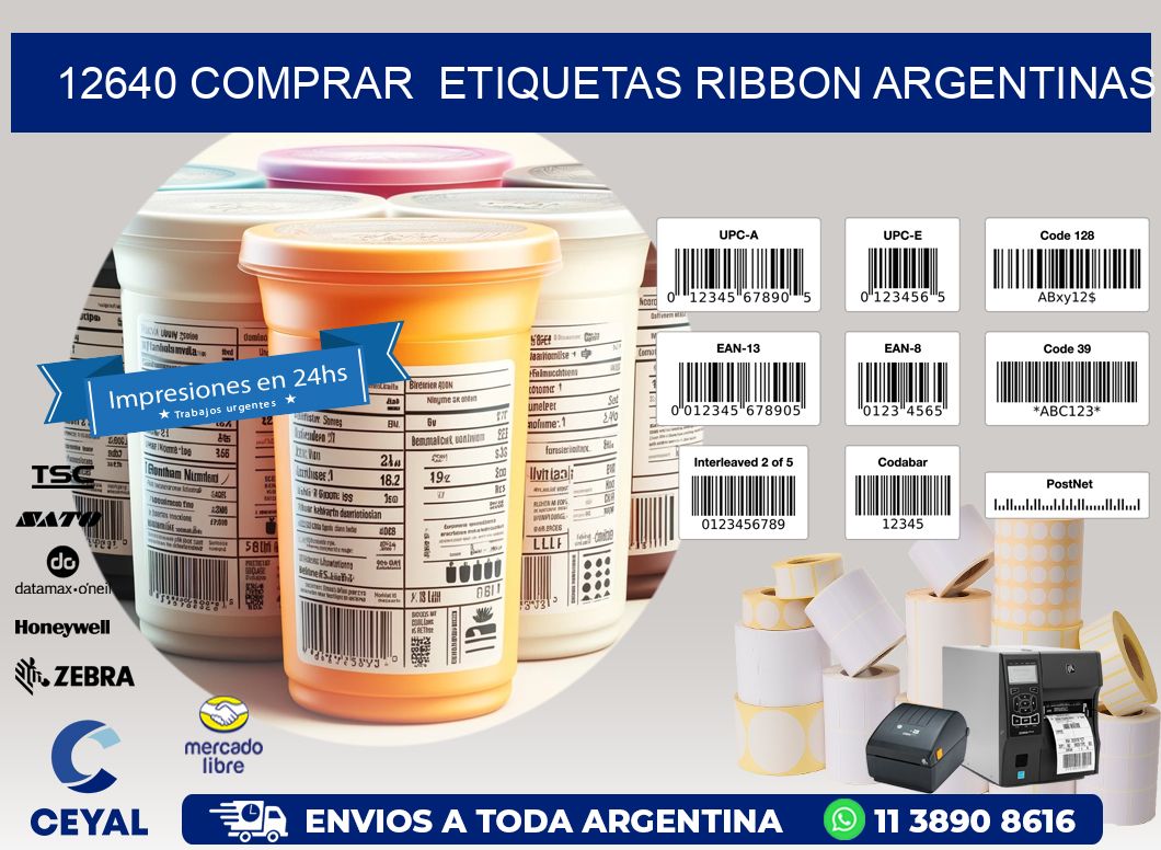 12640 COMPRAR  ETIQUETAS RIBBON ARGENTINAS