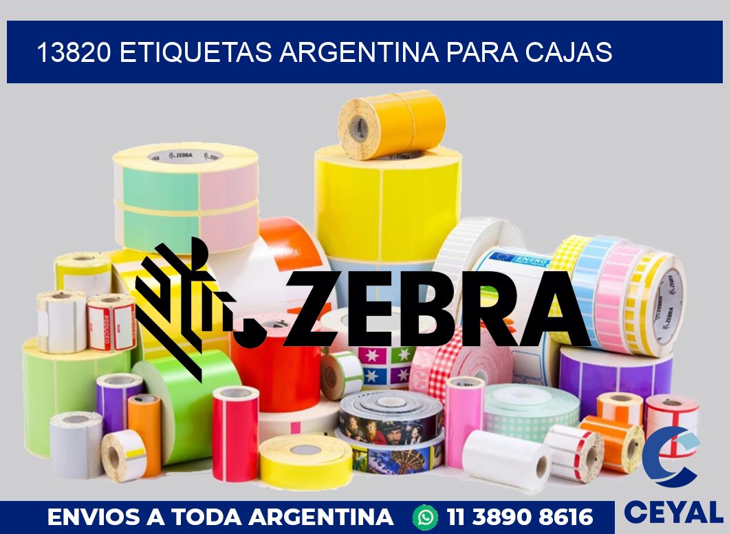 13820 ETIQUETAS ARGENTINA PARA CAJAS