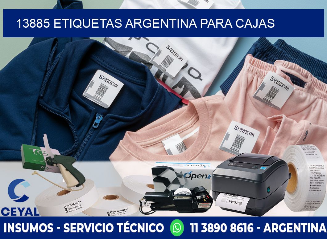 13885 ETIQUETAS ARGENTINA PARA CAJAS