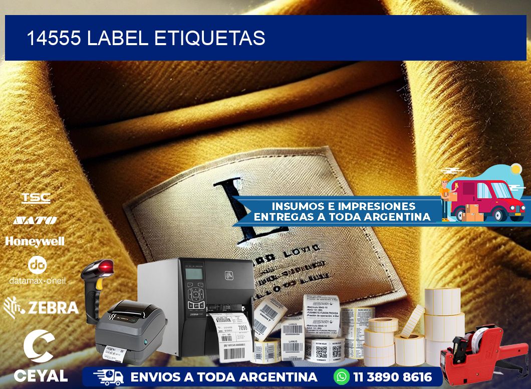 14555 LABEL ETIQUETAS