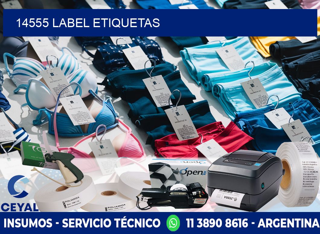 14555 LABEL ETIQUETAS