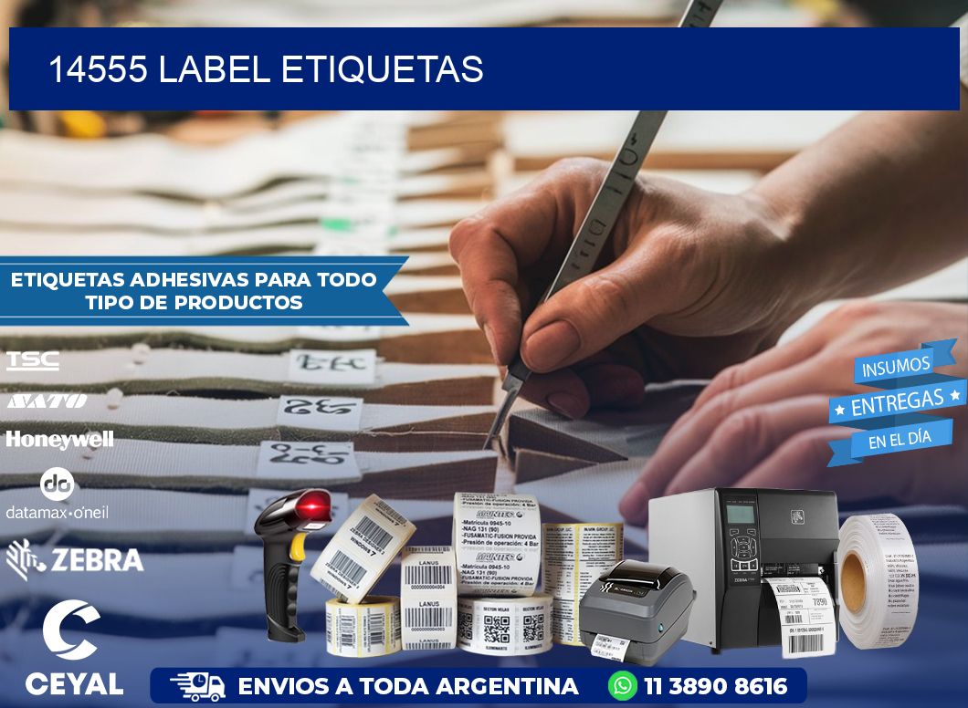 14555 LABEL ETIQUETAS