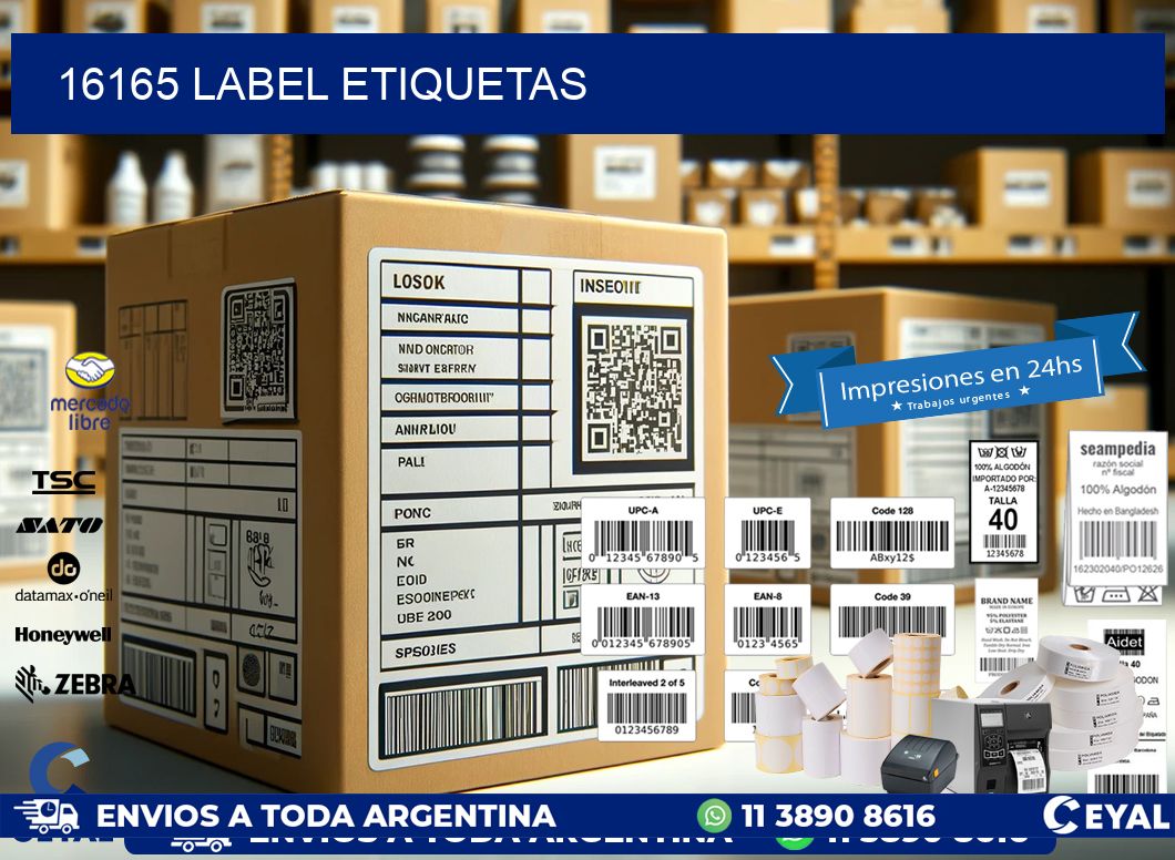 16165 LABEL ETIQUETAS