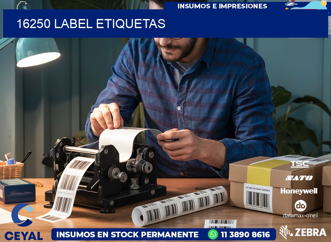 16250 LABEL ETIQUETAS