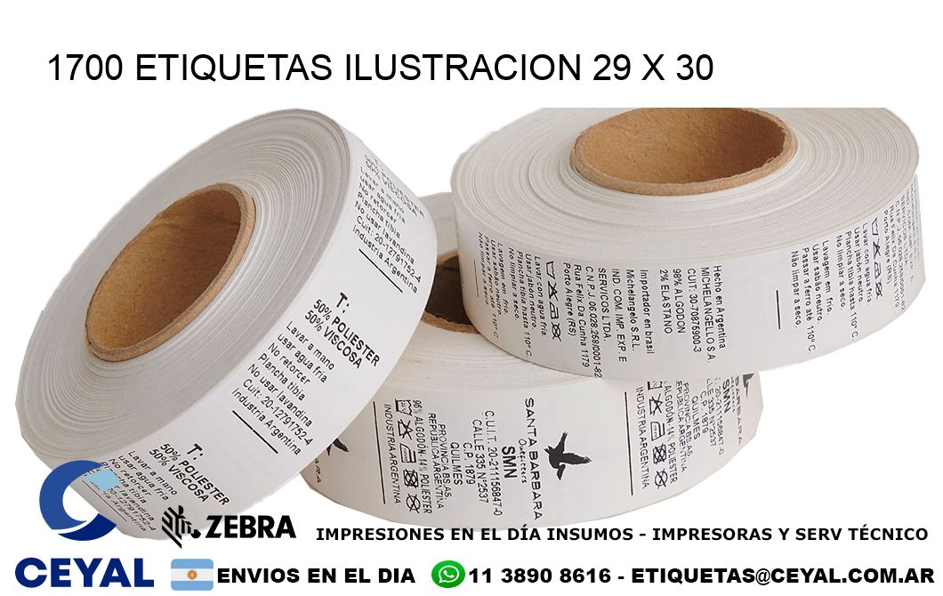 1700 ETIQUETAS ILUSTRACION 29 x 30