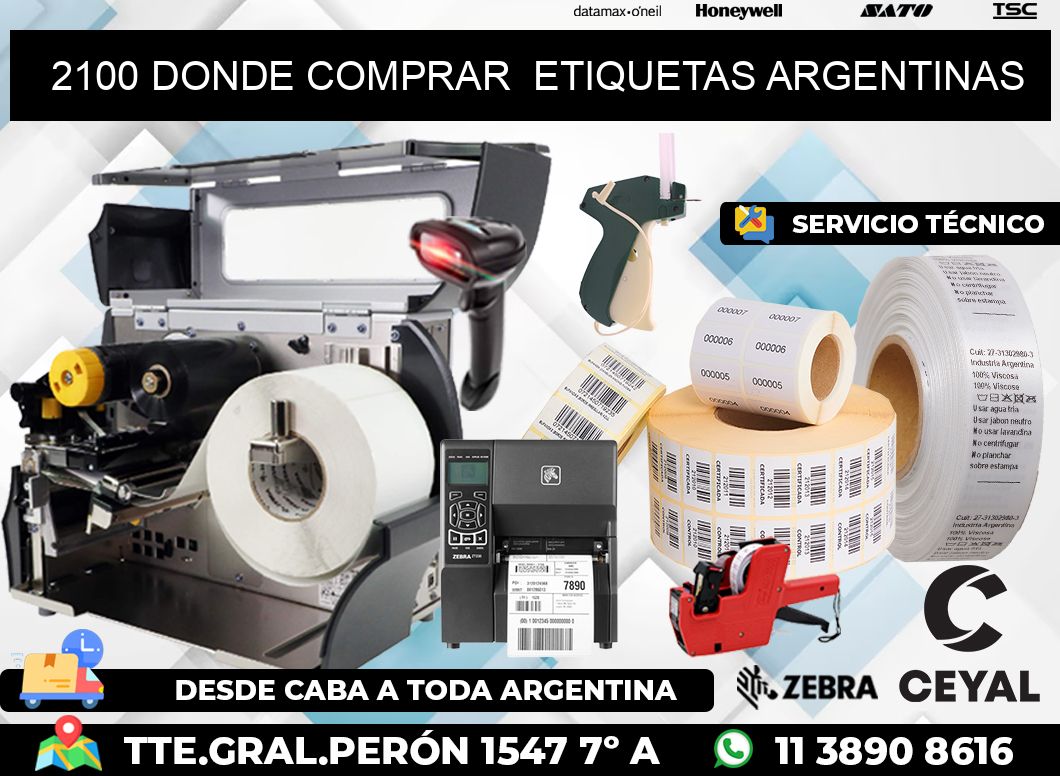 2100 DONDE COMPRAR  ETIQUETAS ARGENTINAS