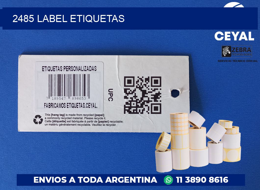 2485 LABEL ETIQUETAS