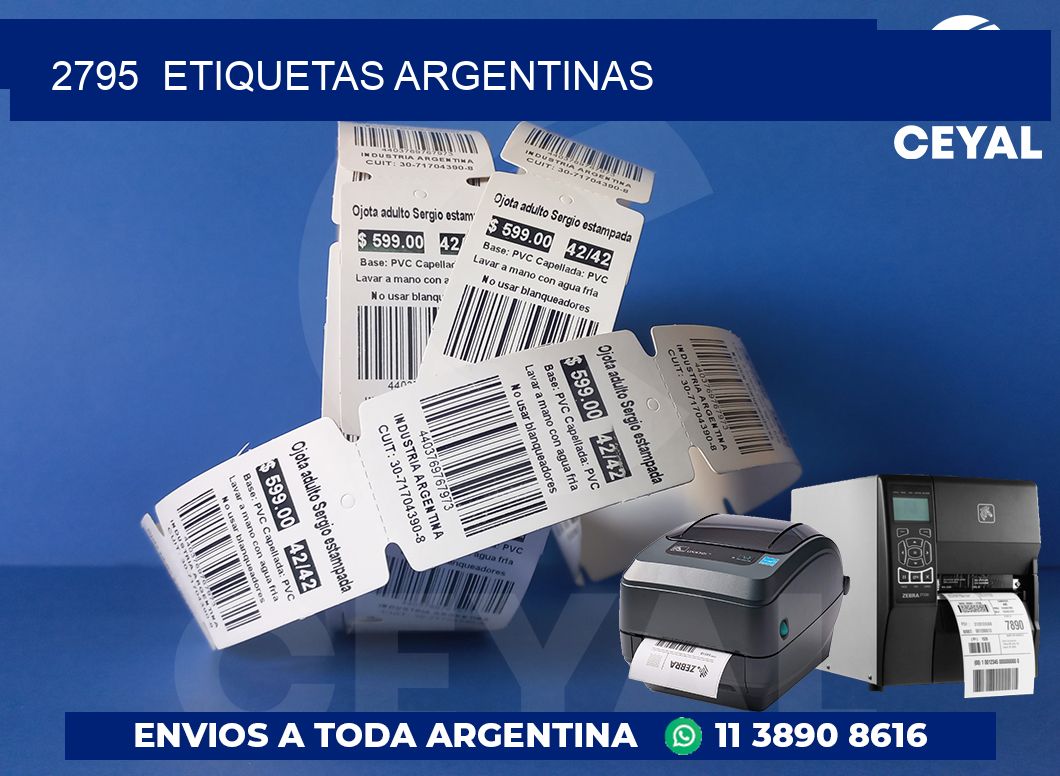 2795  ETIQUETAS ARGENTINAS