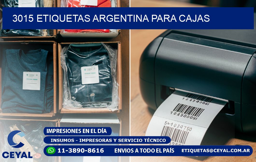 3015 ETIQUETAS ARGENTINA PARA CAJAS