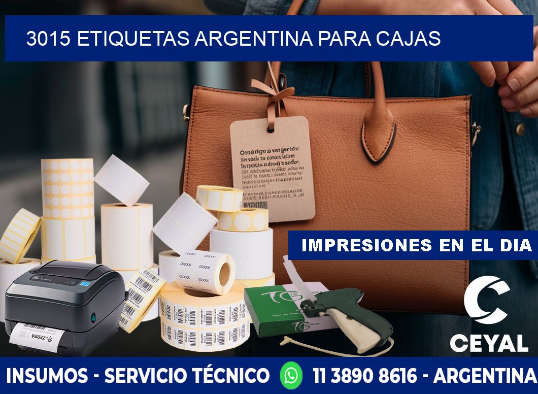 3015 ETIQUETAS ARGENTINA PARA CAJAS