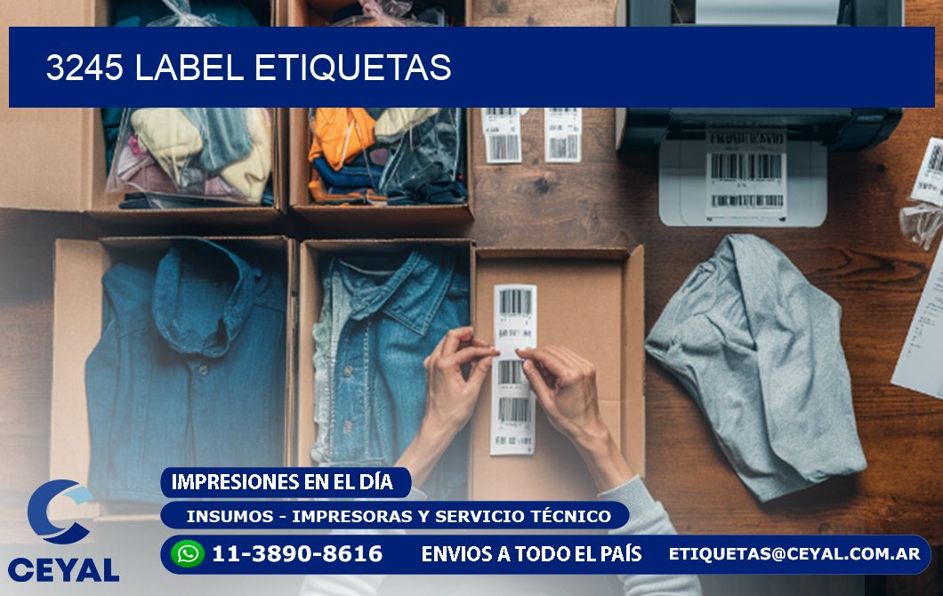 3245 LABEL ETIQUETAS