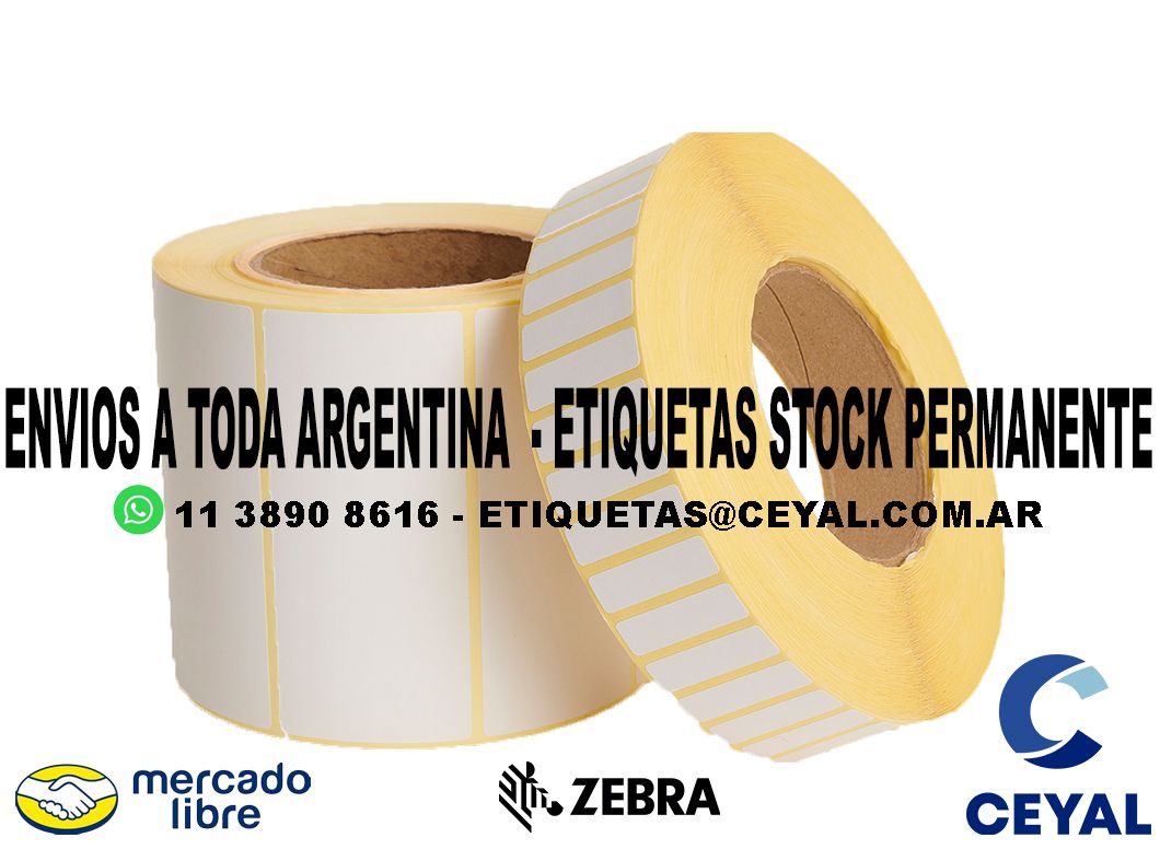 4000 ETIQUETAS RIBBON 52 x 44