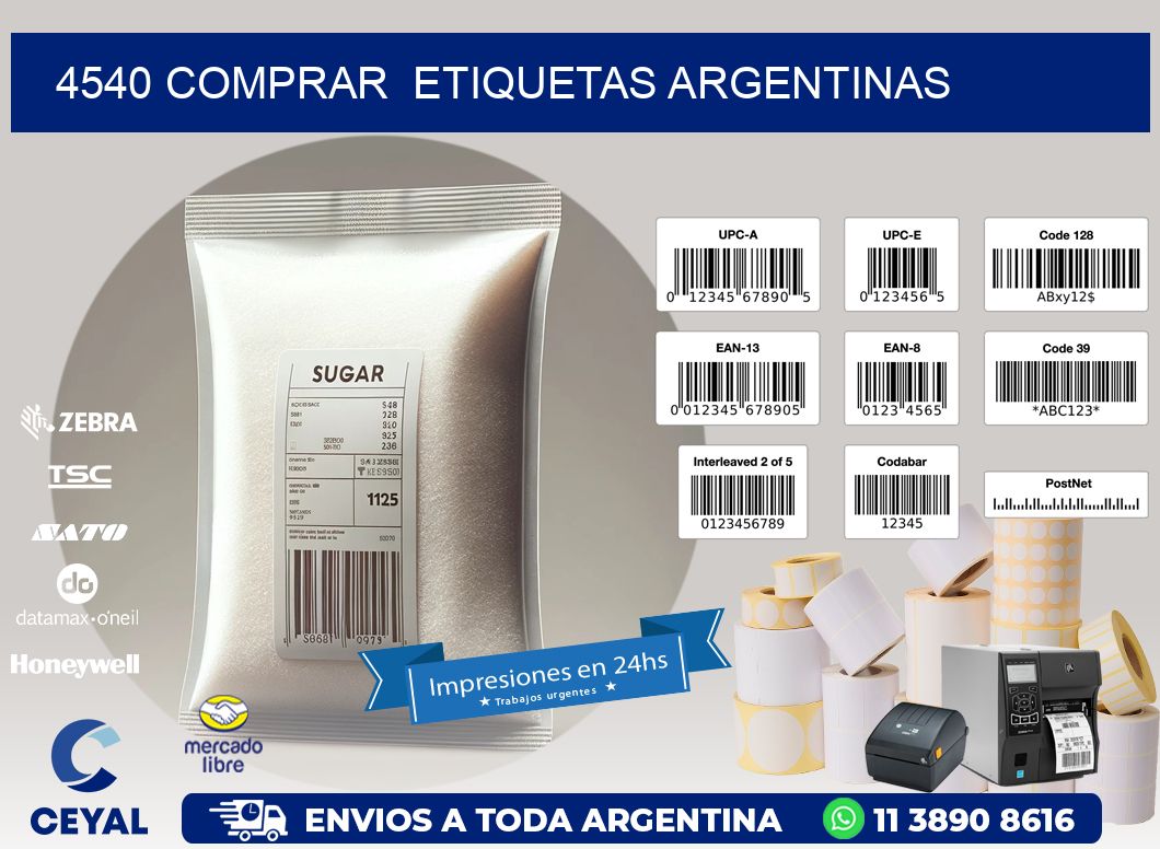 4540 COMPRAR  ETIQUETAS ARGENTINAS