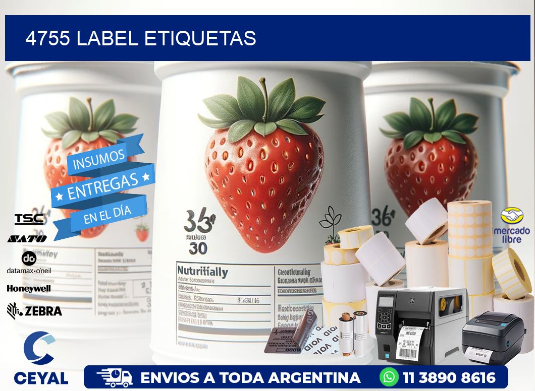 4755 LABEL ETIQUETAS