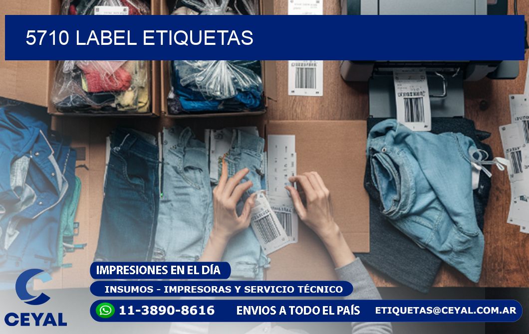 5710 LABEL ETIQUETAS