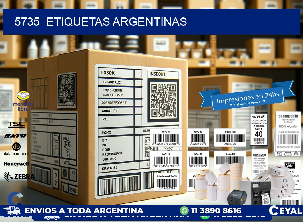 5735  ETIQUETAS ARGENTINAS