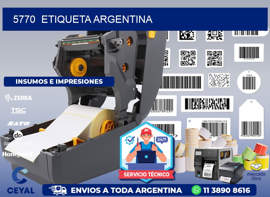 5770  ETIQUETA ARGENTINA