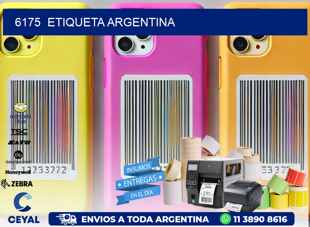 6175  ETIQUETA ARGENTINA