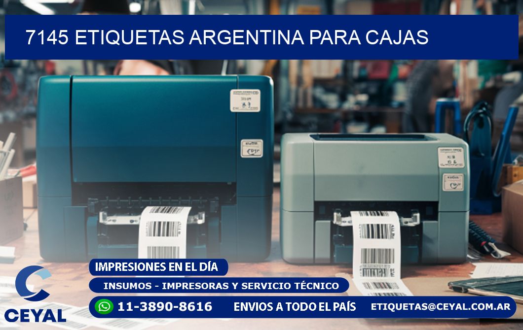 7145 ETIQUETAS ARGENTINA PARA CAJAS