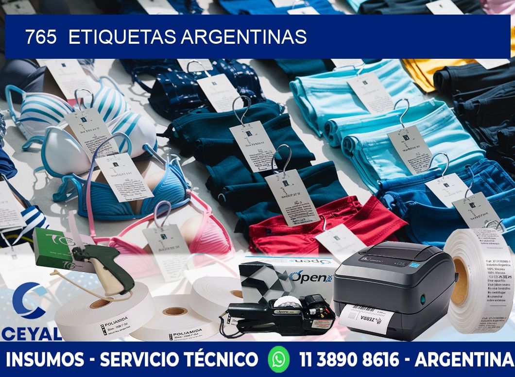 765  ETIQUETAS ARGENTINAS