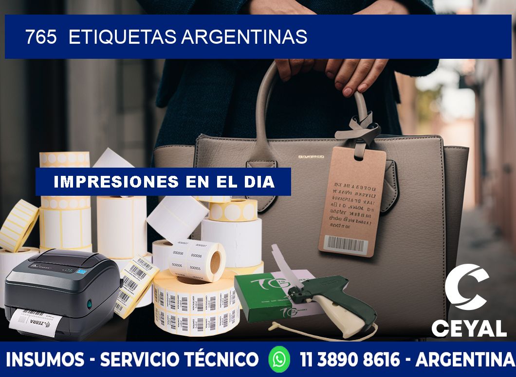 765  ETIQUETAS ARGENTINAS