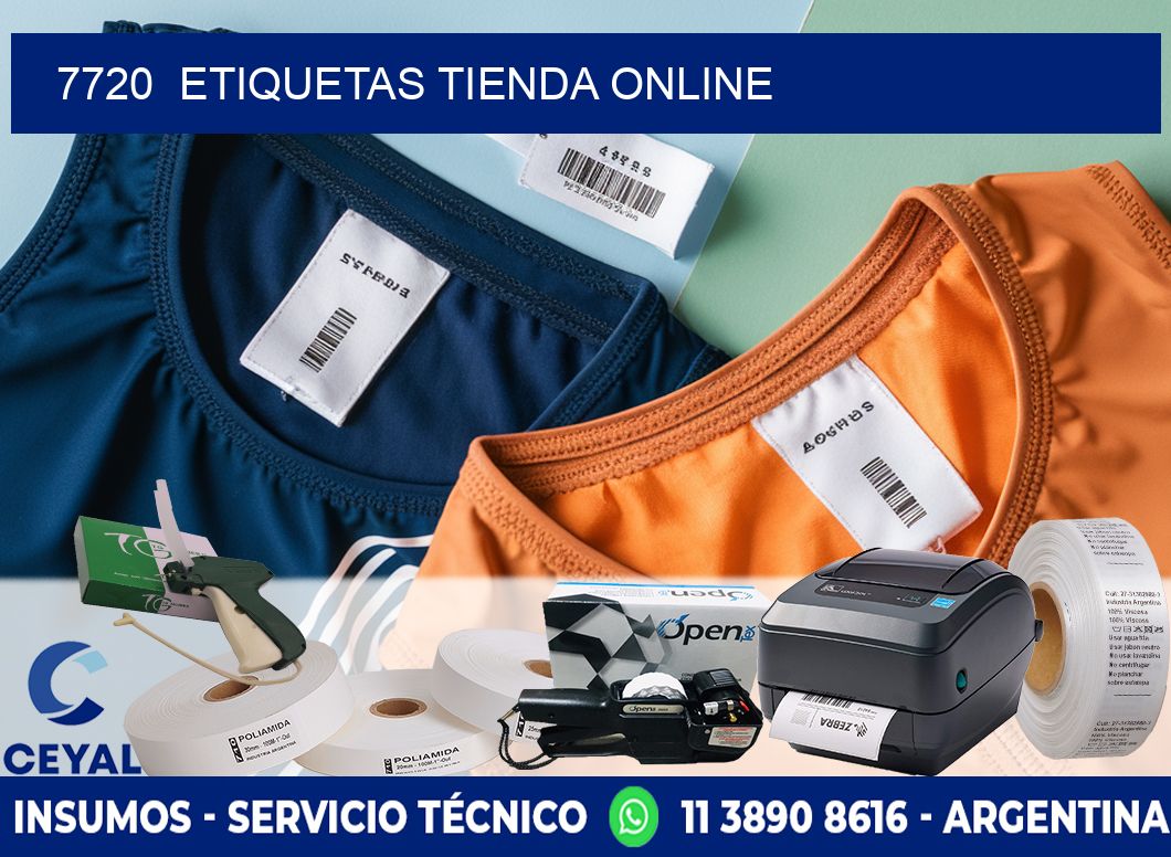 7720  ETIQUETAS TIENDA ONLINE