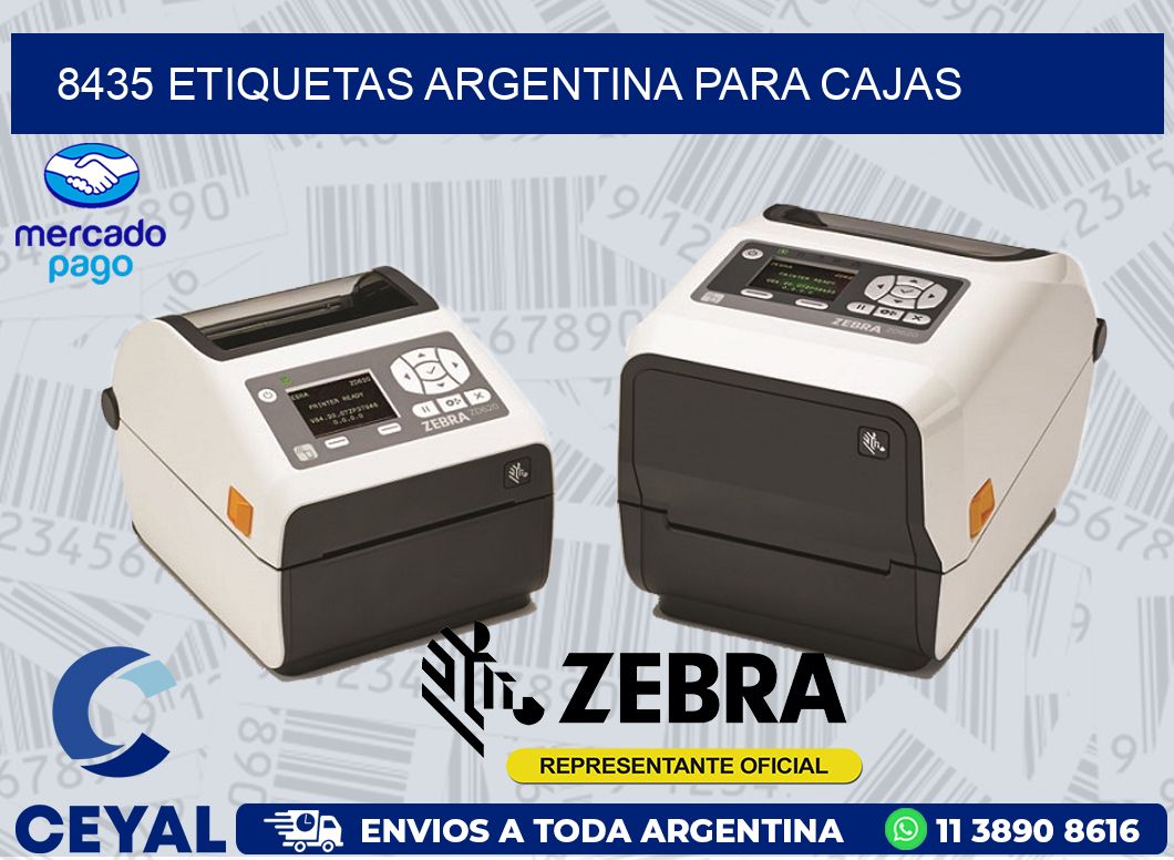 8435 ETIQUETAS ARGENTINA PARA CAJAS