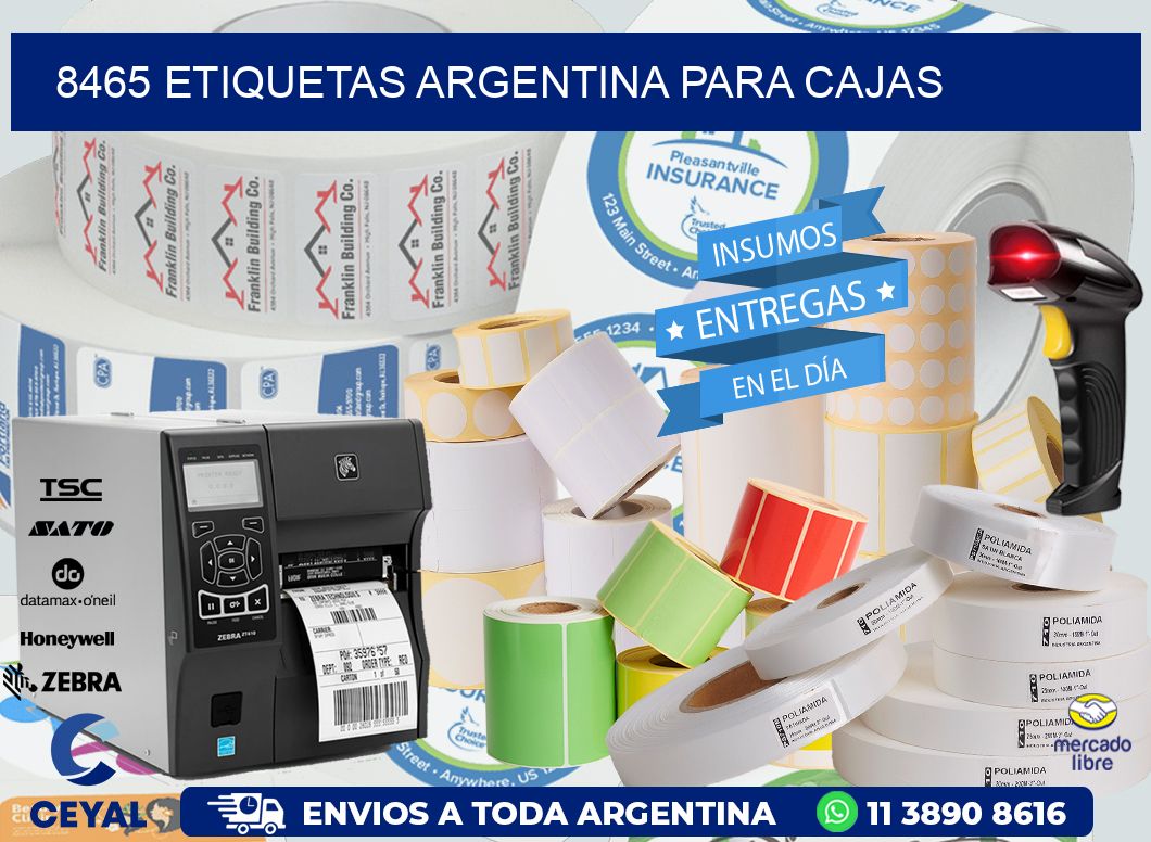 8465 ETIQUETAS ARGENTINA PARA CAJAS